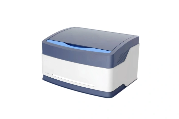 Engineering CAD model of a lightweight portable medical device enclosure for healthcare applications.