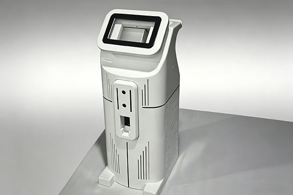 Selection of biocompatible plastics and metals used by engineers for medical device enclosures.