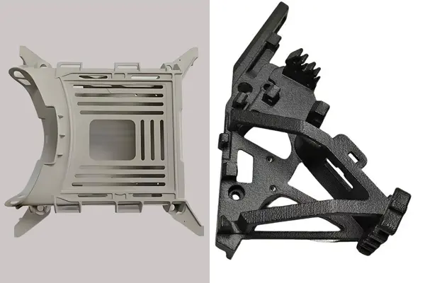 Rapid prototyping and 3D printing comparison illustrating modern product development manufacturing workflow