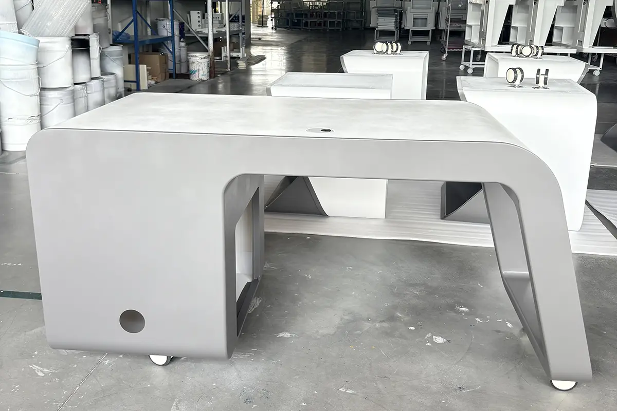 Medical Device Enclosure manufactured with ABS vacuum forming and CNC machining for hospital equipment