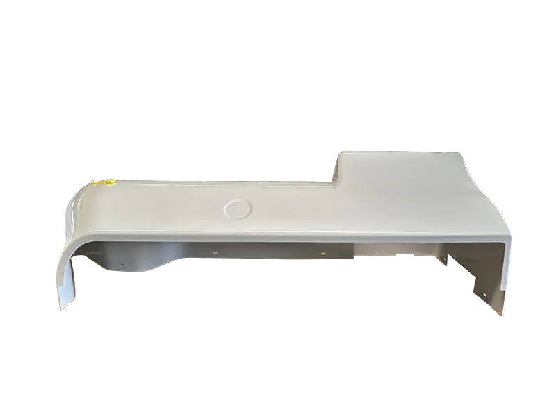Vacuum-formed medical equipment enclosure panel