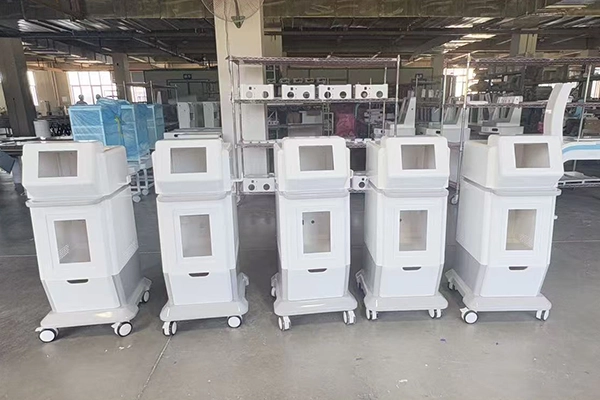 ABS trolley housing for eye-wave analyzer equipment.