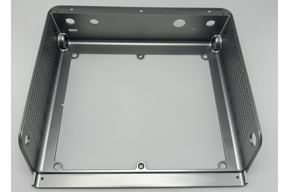 CNC-machined metal enclosure for medical equipment