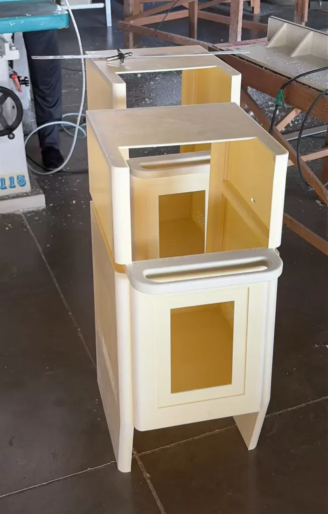 CNC machining of ABS panels for a medical device enclosure