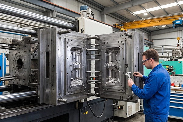Injection molding tooling for medical device housing