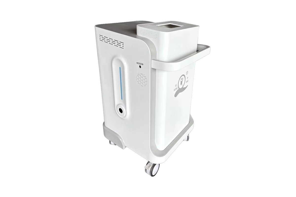 ABS medical device enclosure for mobile steaming therapy equipment