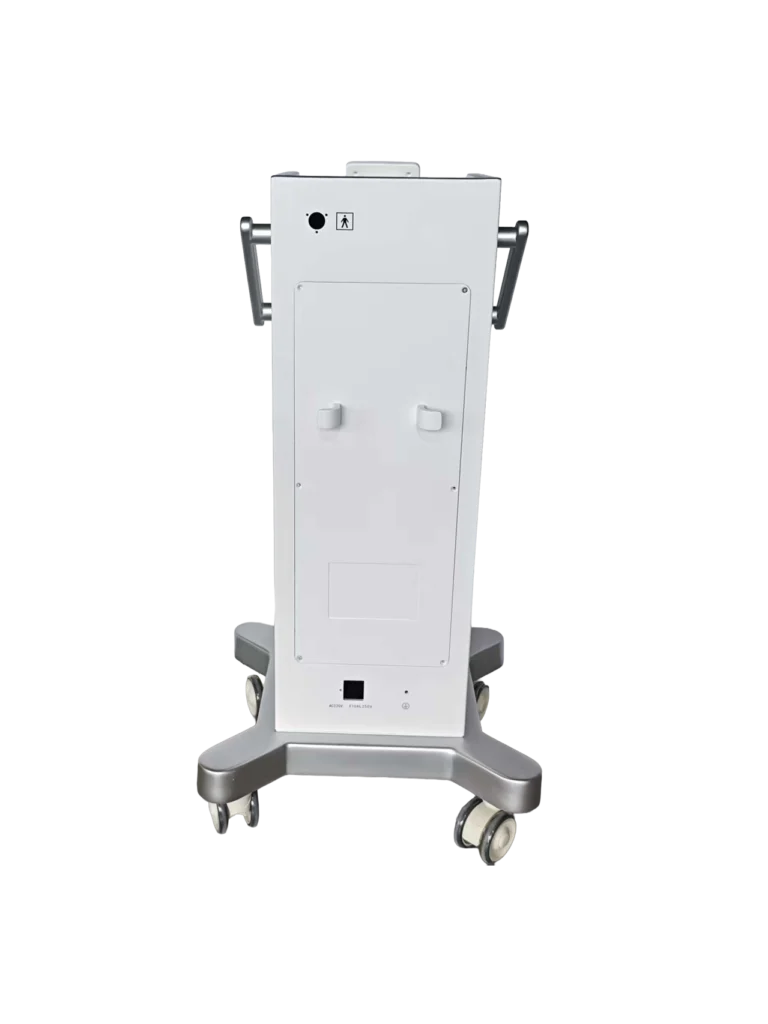 ABS medical equipment cart housing with white finish