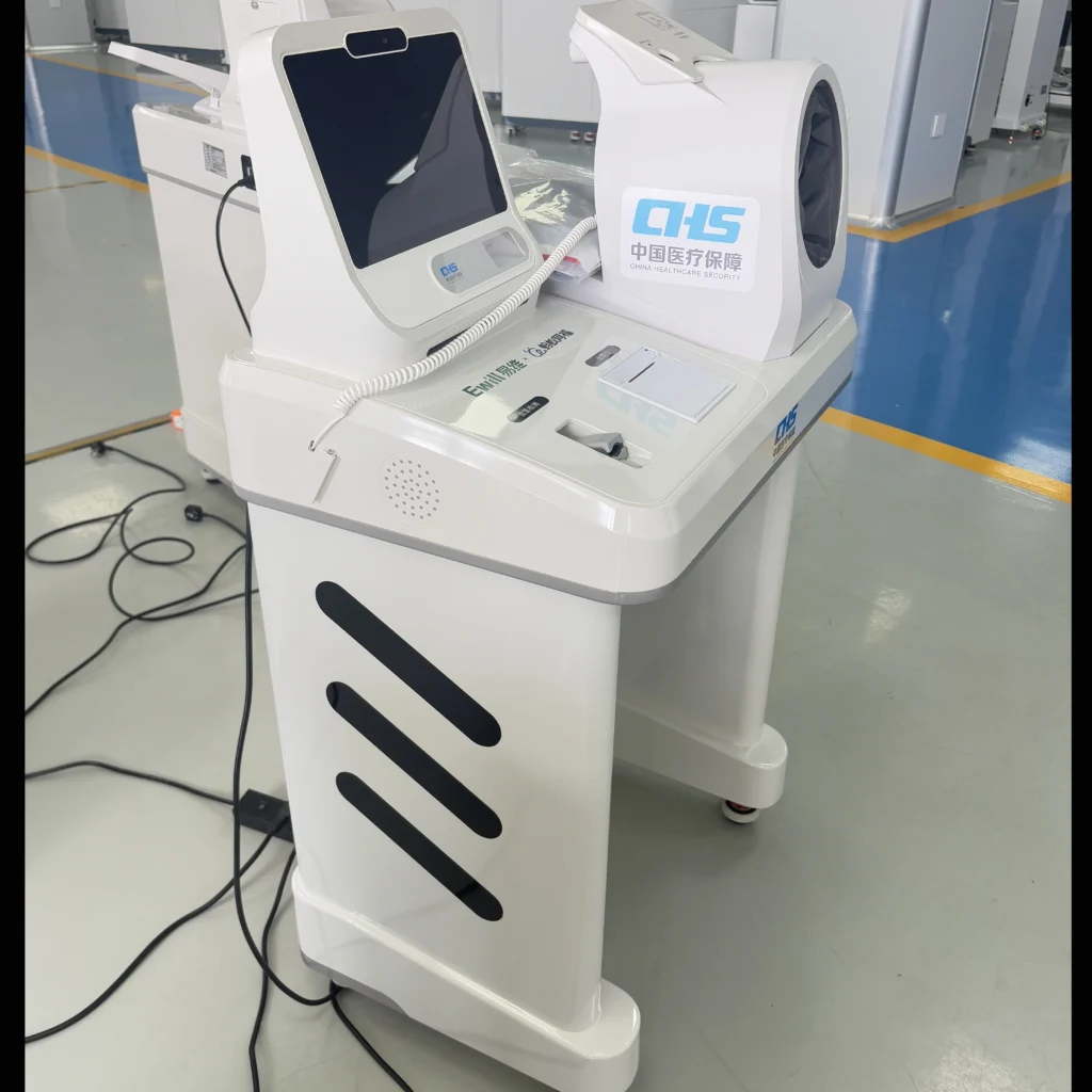 Acrylic functional panel for a medical equipment enclosure with printed mar