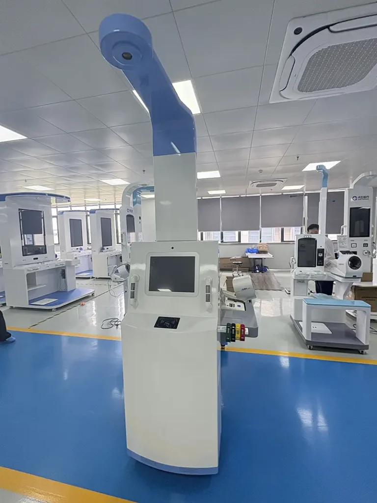 Custom healthcare kiosk enclosure with ABS housing