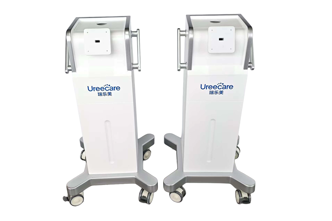 medical device cart enclosure with PC-ABS housing and aluminum frame