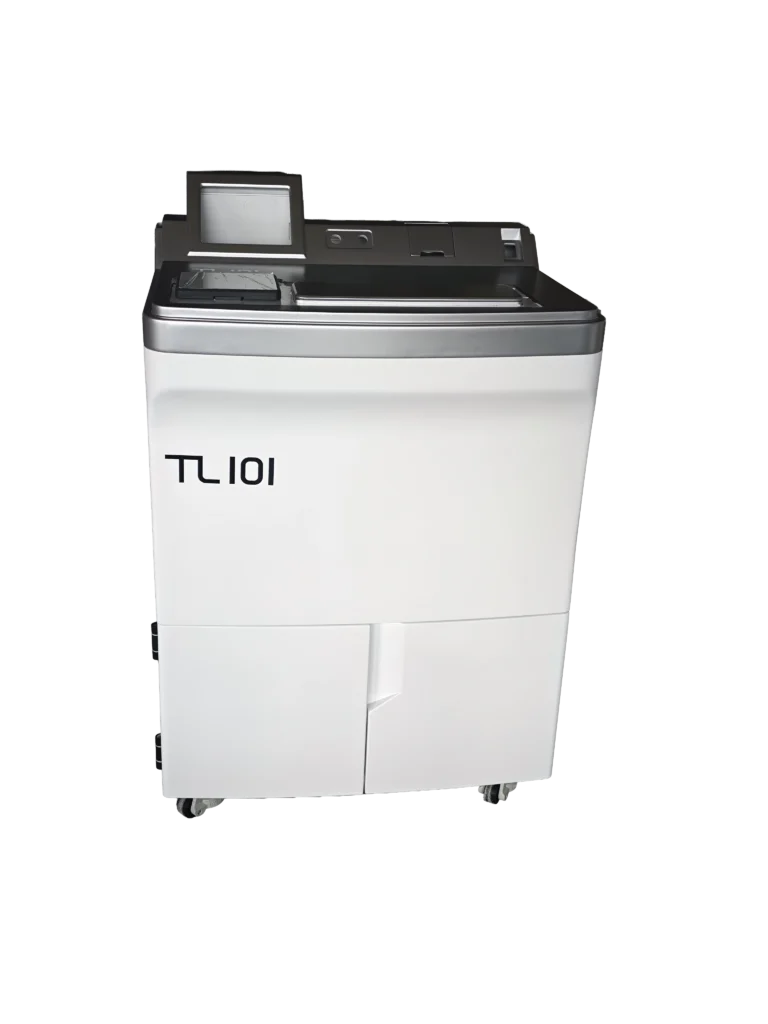 Medical equipment enclosure with double service doors