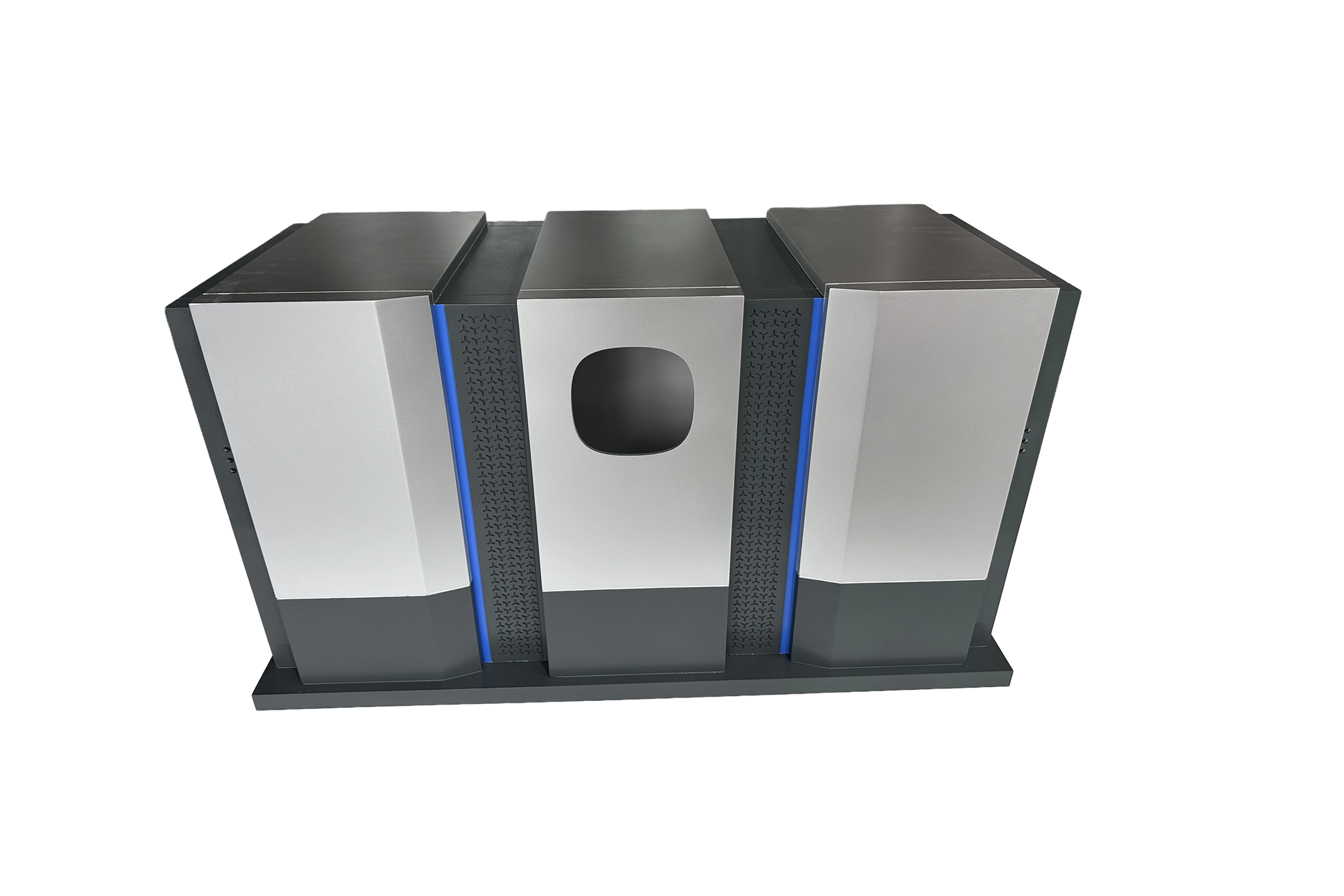 Quantum computer enclosure manufacturing with three modular PC-ABS cabinets