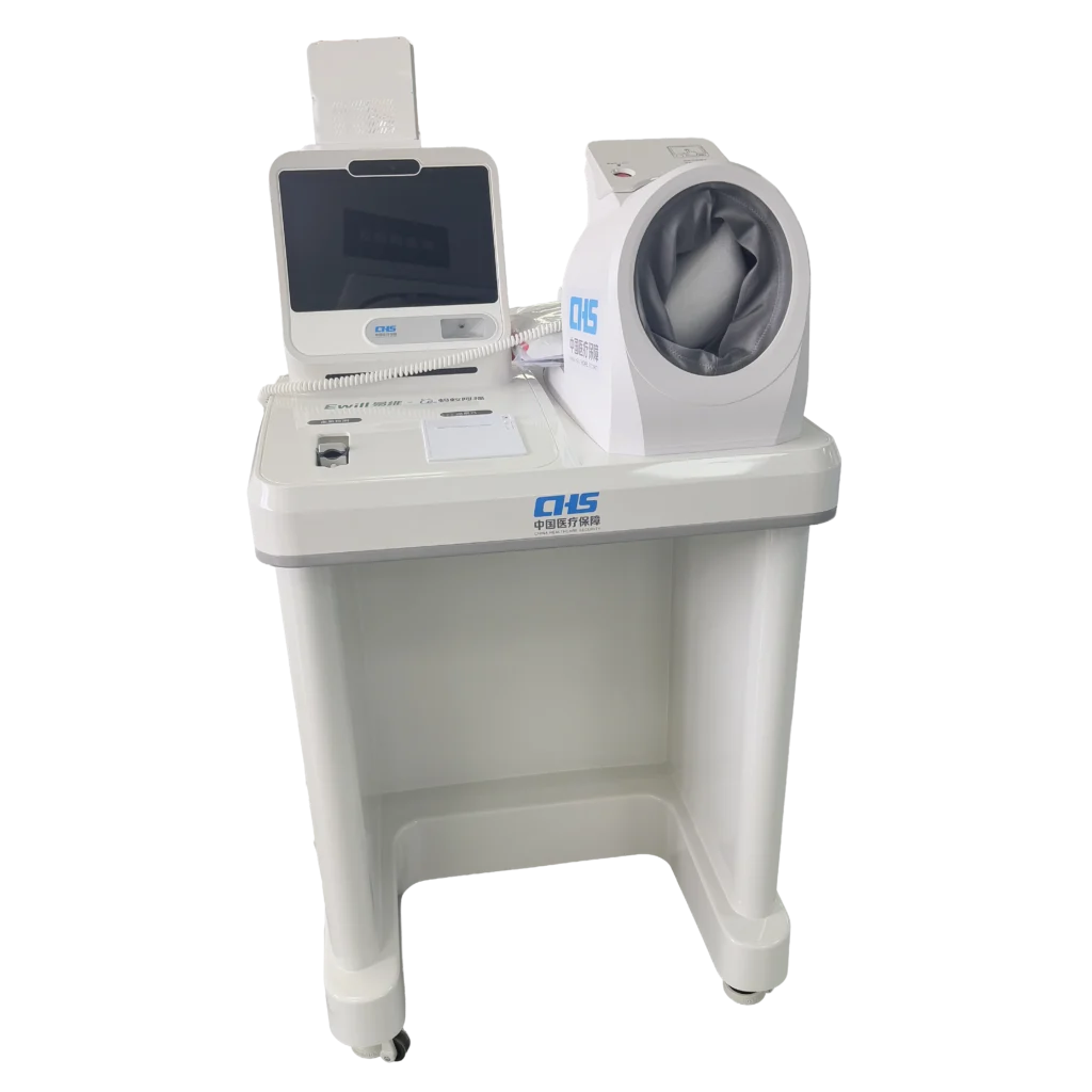 SPCC sheet metal frame inside a medical workstation enclosure