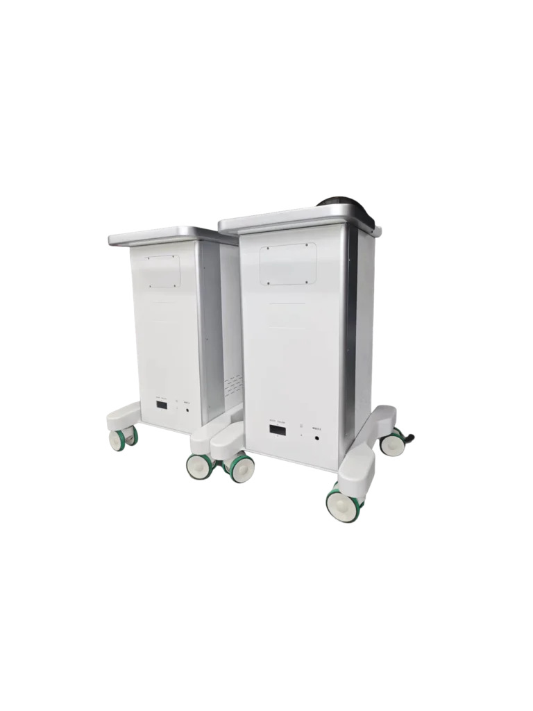Medical Device Enclosure for a Mobile Shortwave Therapy Unit
